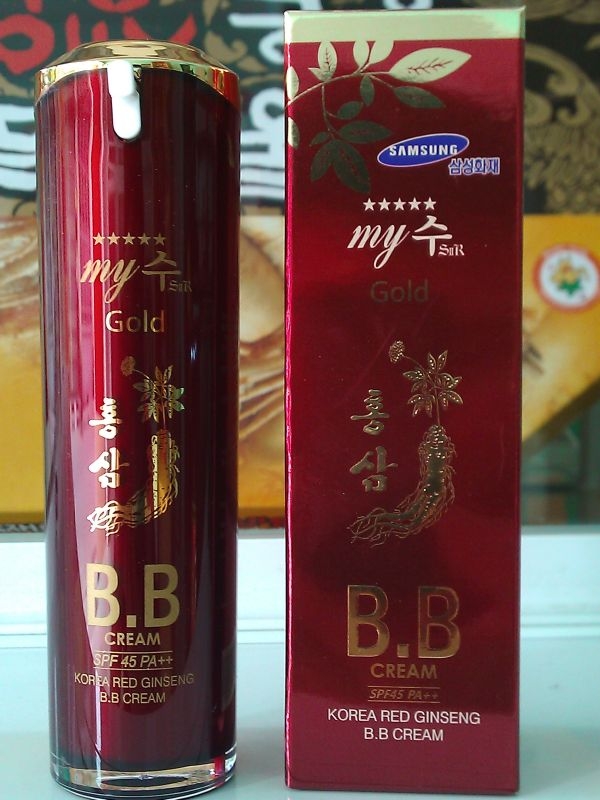 BB Cream hồng sâm SPF45 (Nền - dưỡng - chống nắng) My Gold