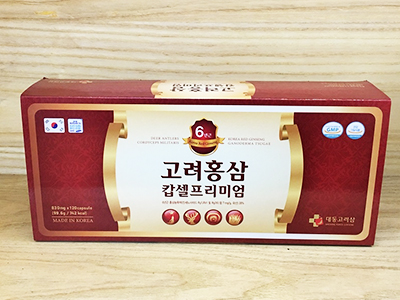 Viên hồng sâm cao cấp Daedong - Korea Red Ginseng Capsule Premium