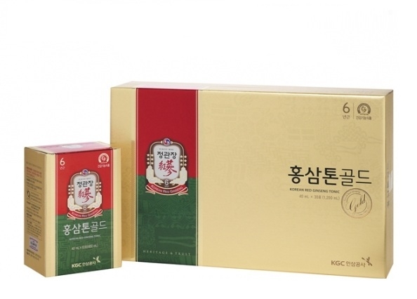 TPCN: Nước Hồng Sâm 6 năm tuổi KGC (Hộp 40ml x 30gói)_Korean red ginseng tonic Gold